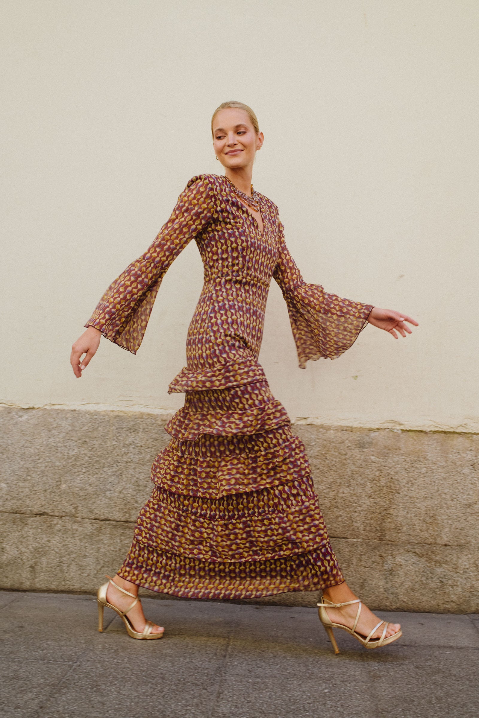 VESTIDO RIAD GEOMETRICO