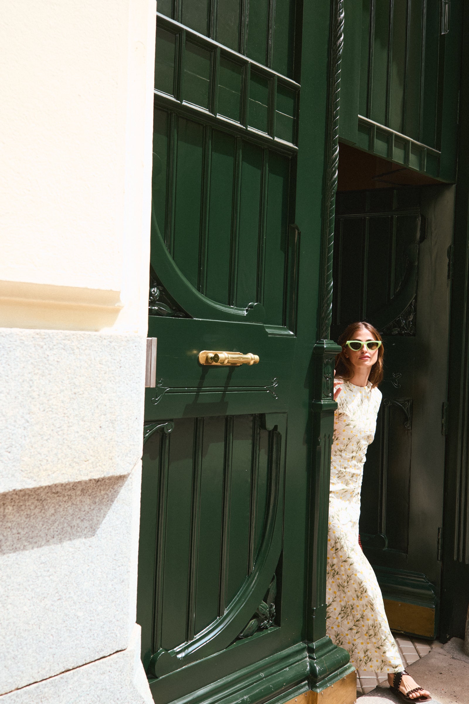 VESTIDO FRUNCE MARGARITAS