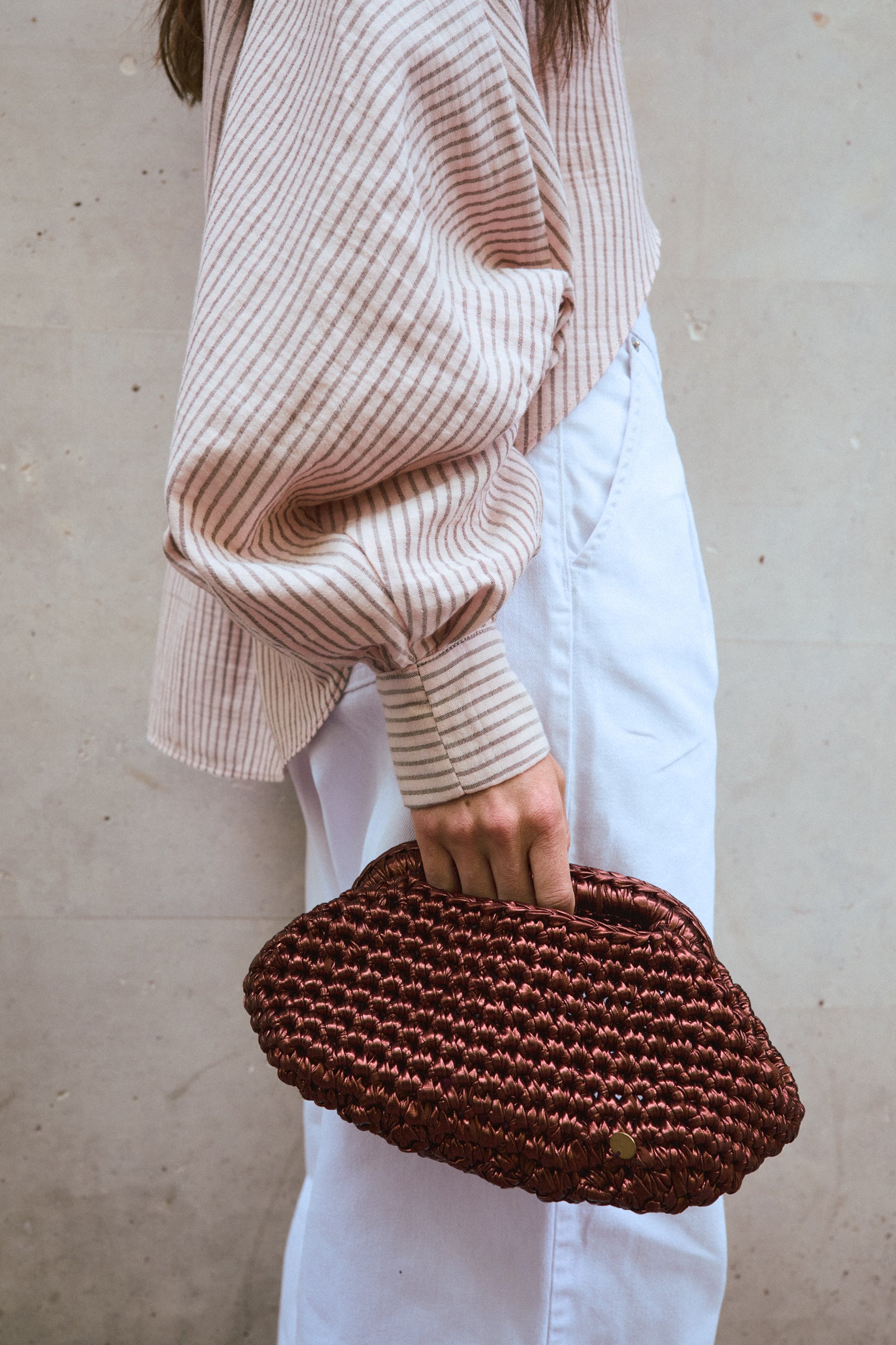 BOLSO GALA COBRIZO METALIZADO