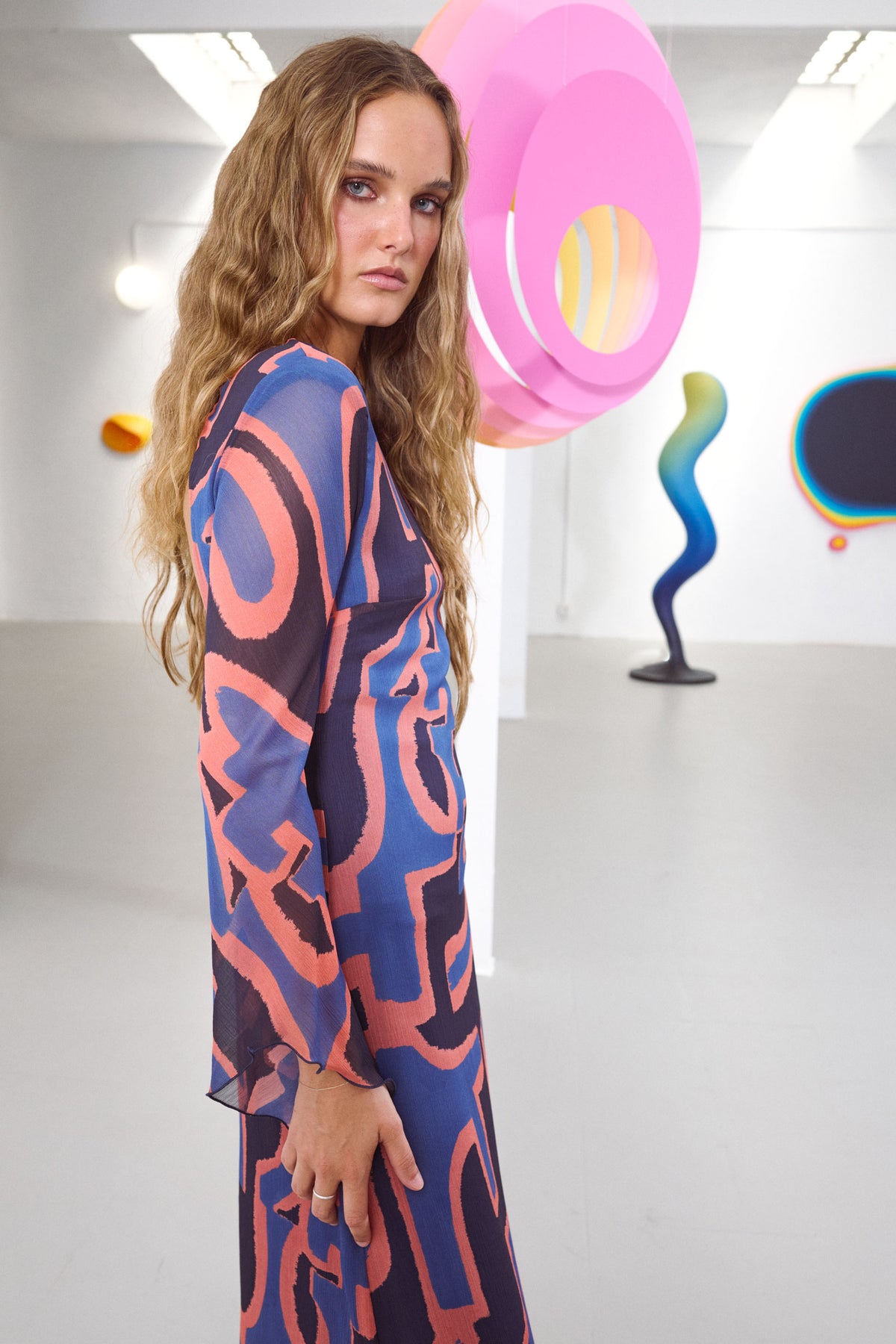 VESTIDO TÉMPERA KLEIN
