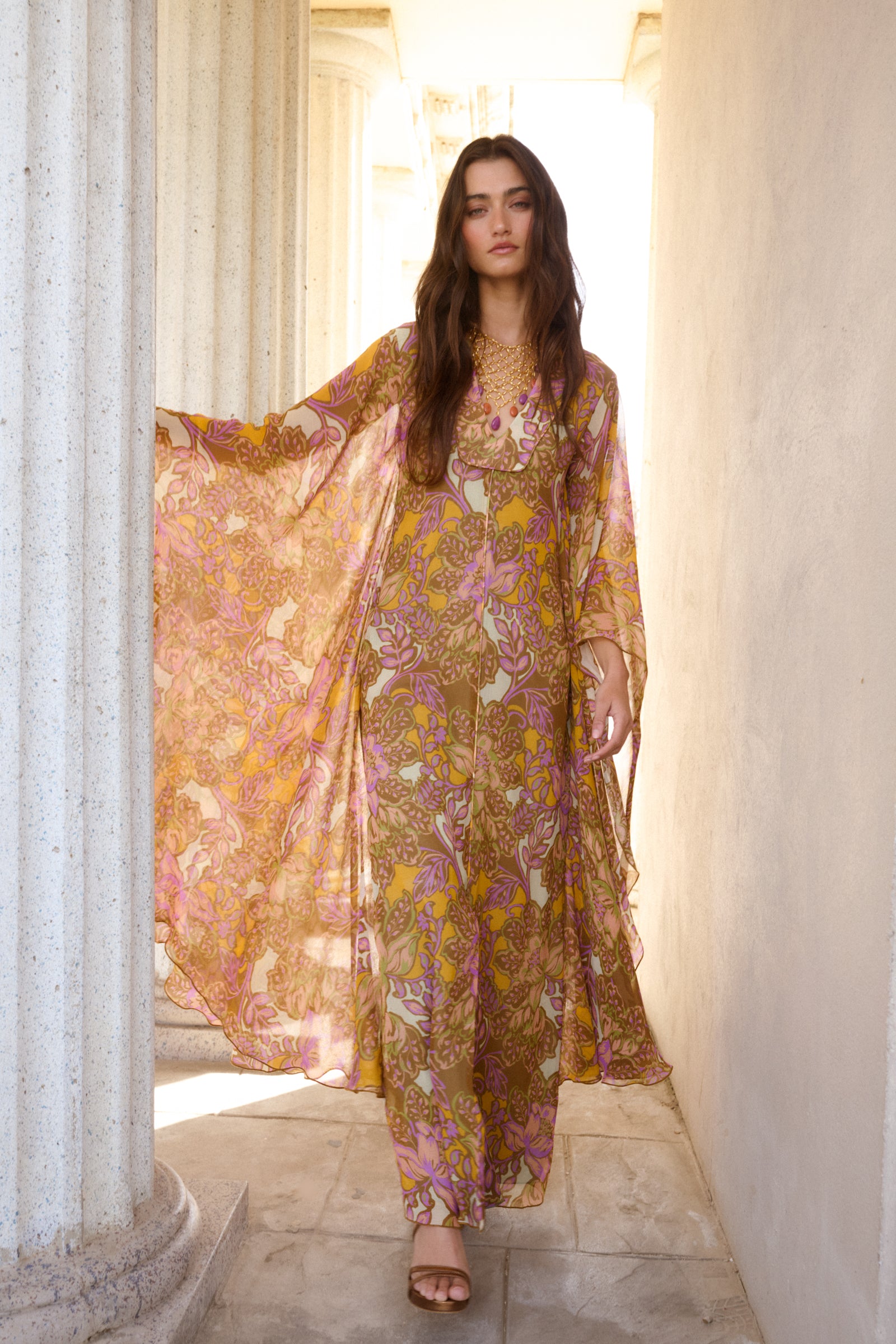 VESTIDO CASIOPEA KAKI