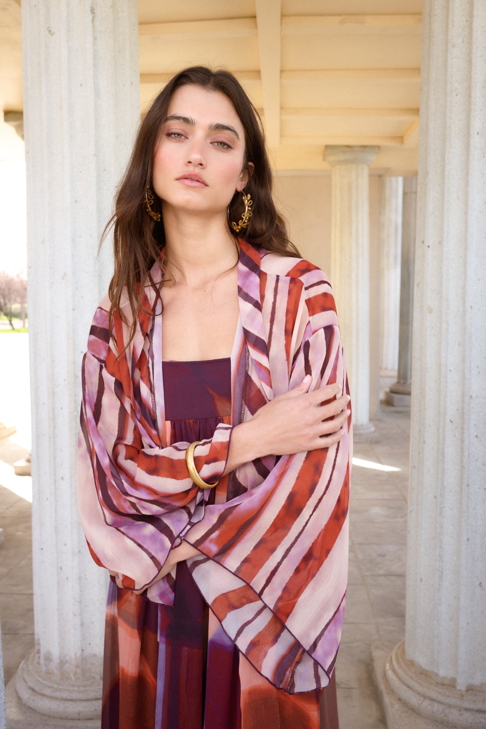 VESTIDO OLIMPO ACUARELA