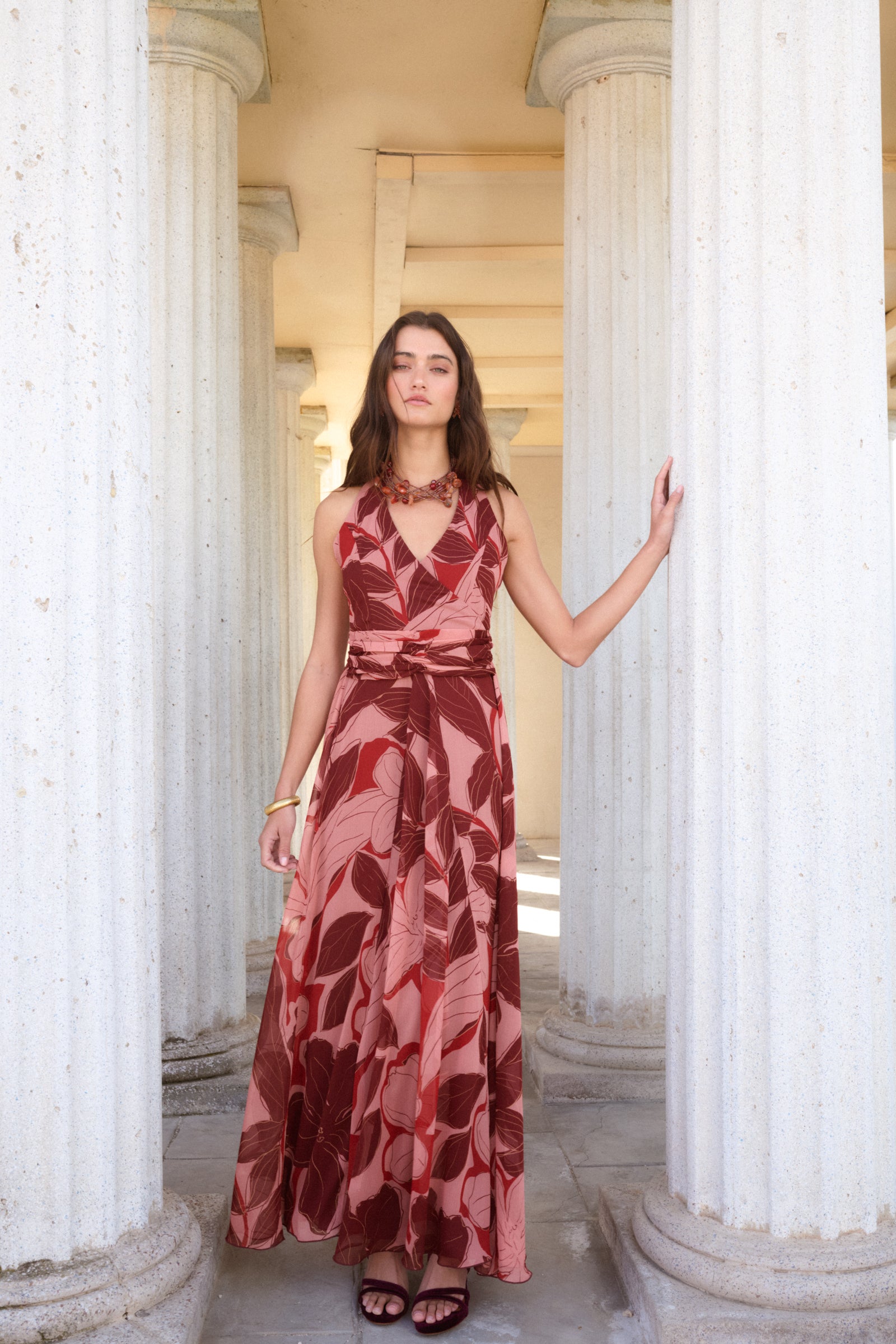 VESTIDO HYDRA GRANATE