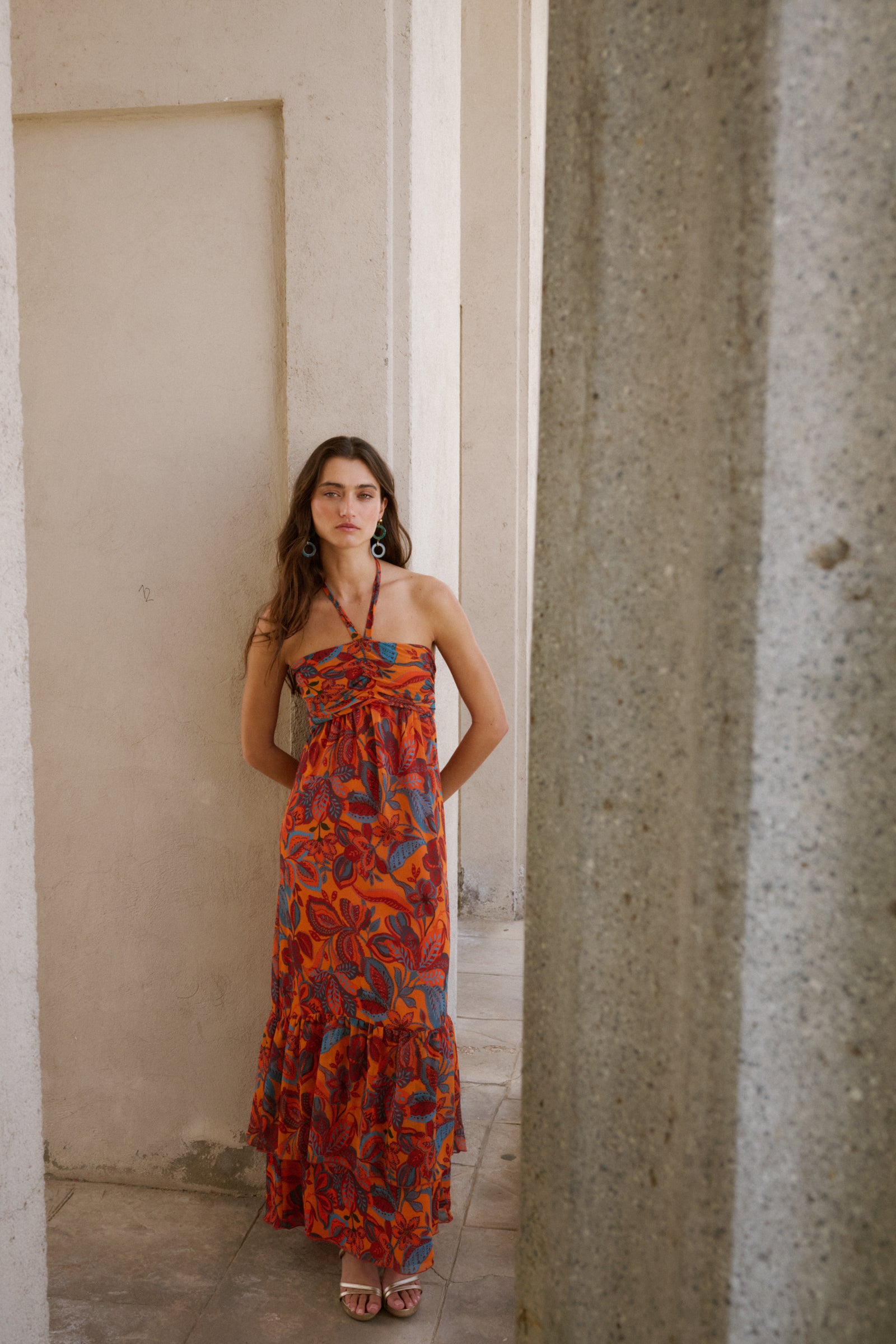 VESTIDO SOPHIA NARANJA