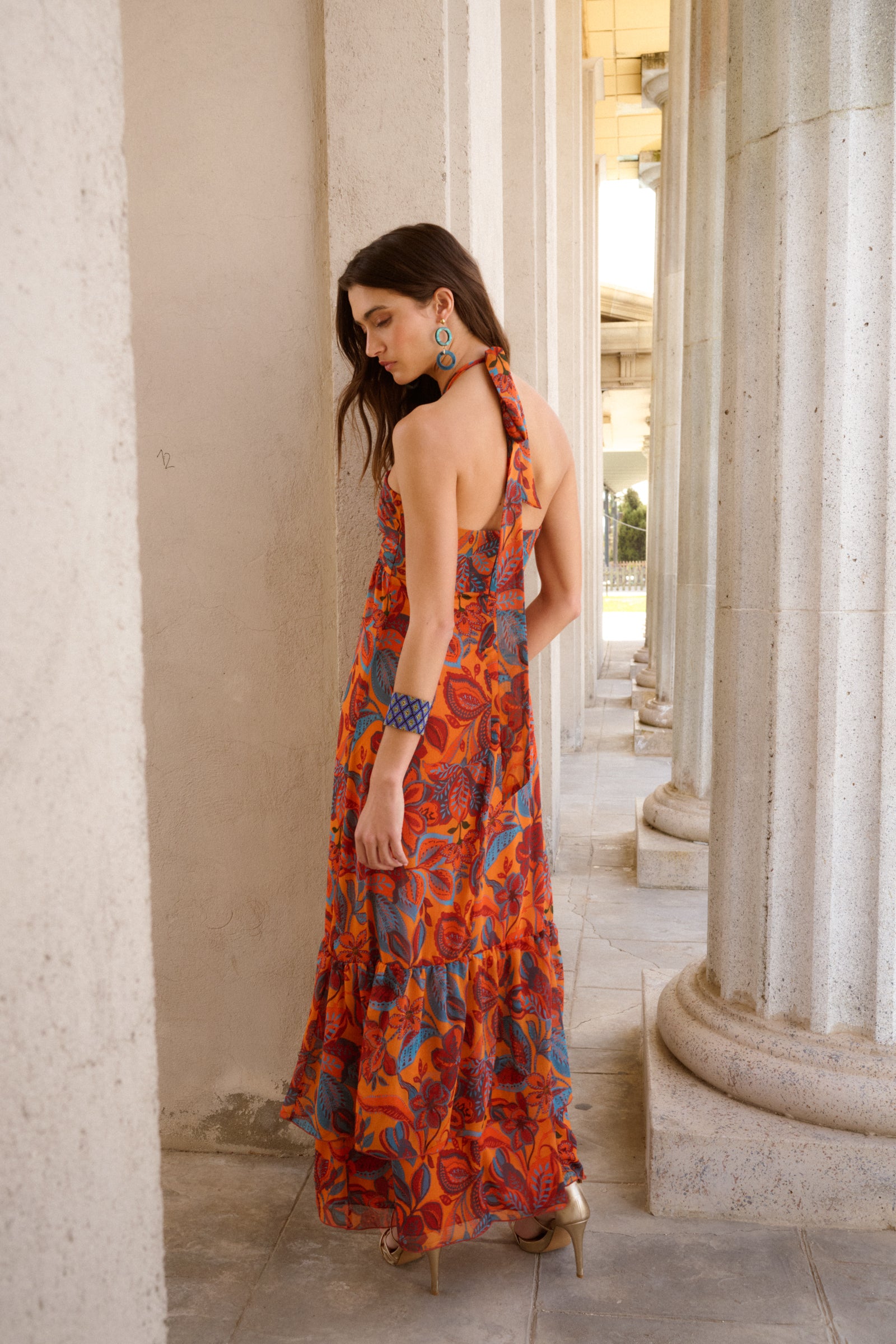 VESTIDO SOPHIA NARANJA