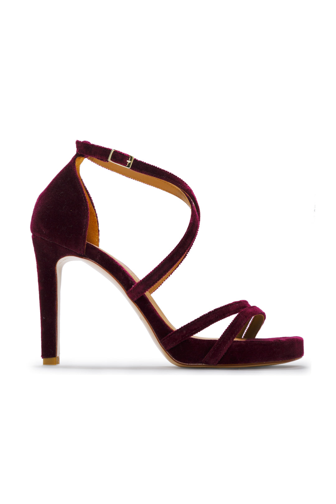 SANDALIA CALÍOPE BURGUNDY