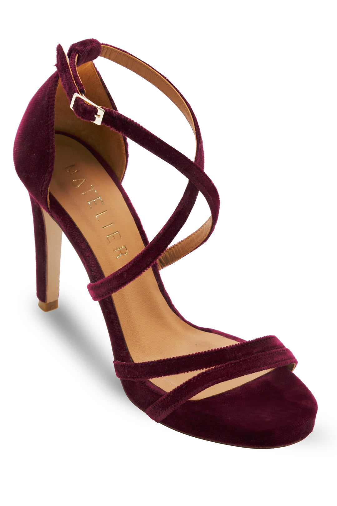 SANDALIA CALÍOPE BURGUNDY