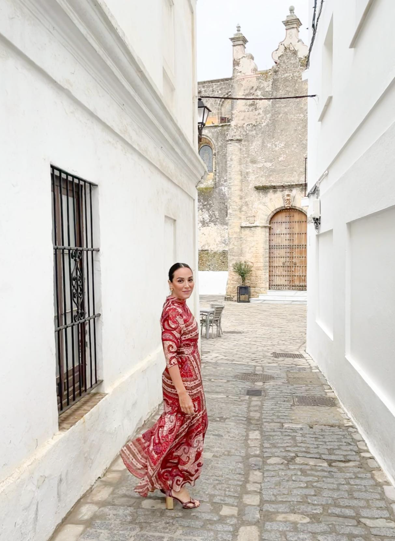 TAMARA FALCÓ estrena nuestro vestido PICASSO