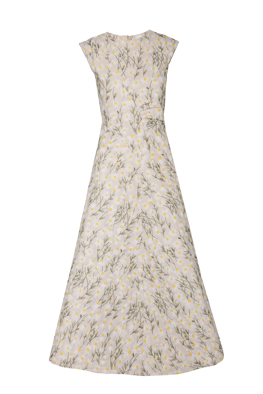 VESTIDO FRUNCE MARGARITAS