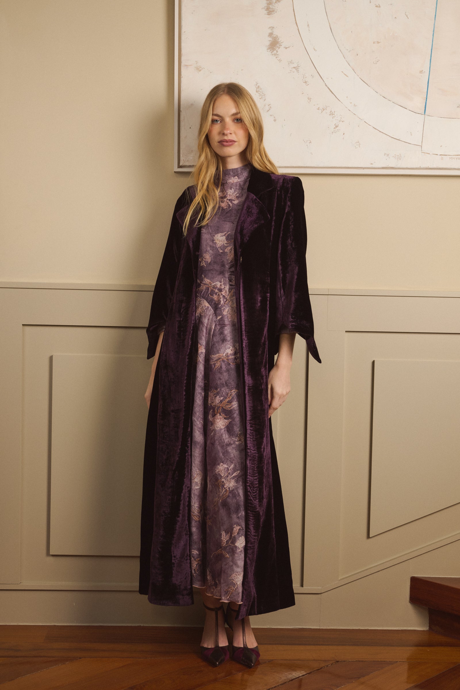 EGGPLANT JEWEL COAT