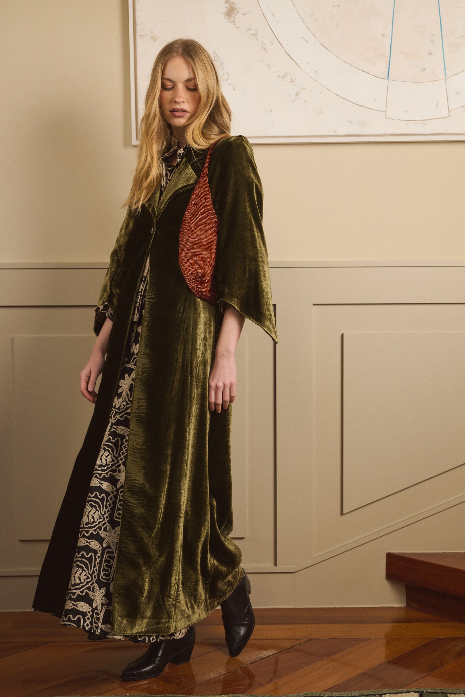 PETROLEUM GREEN JEWEL COAT