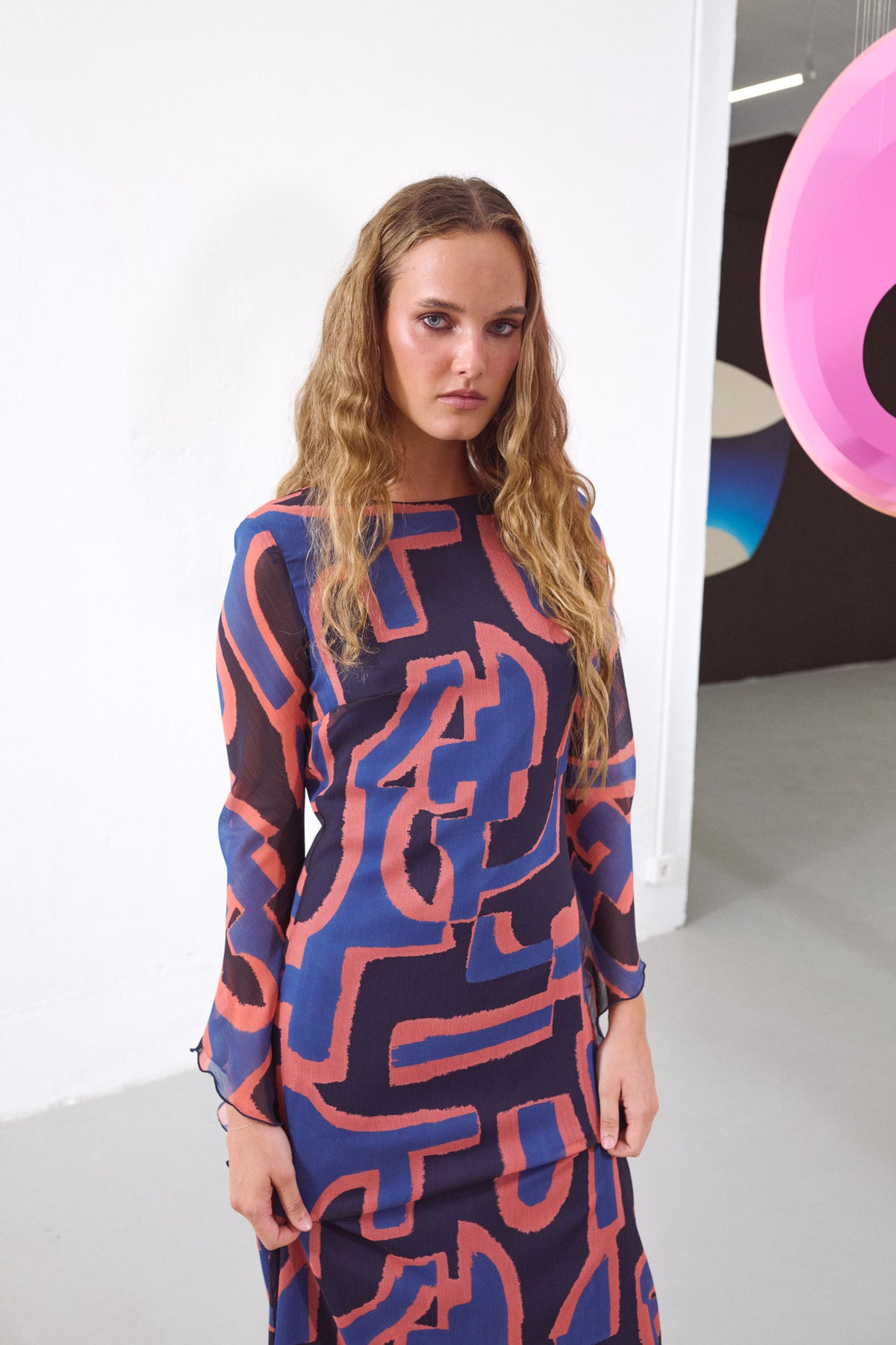 VESTIDO TÉMPERA KLEIN