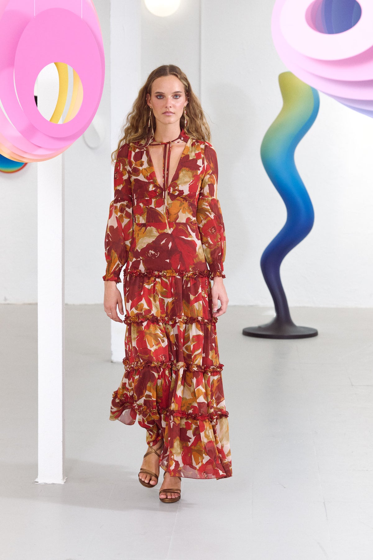 VESTIDO ÉBANO GRANATE