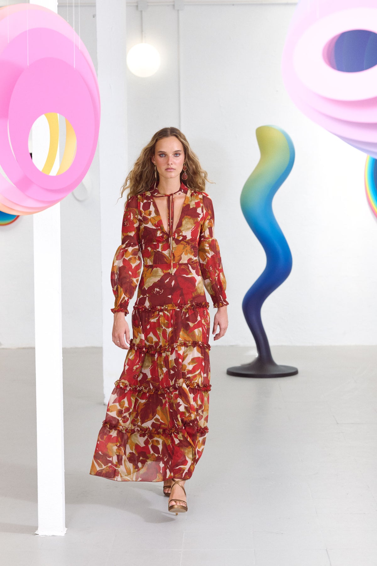 VESTIDO ÉBANO GRANATE