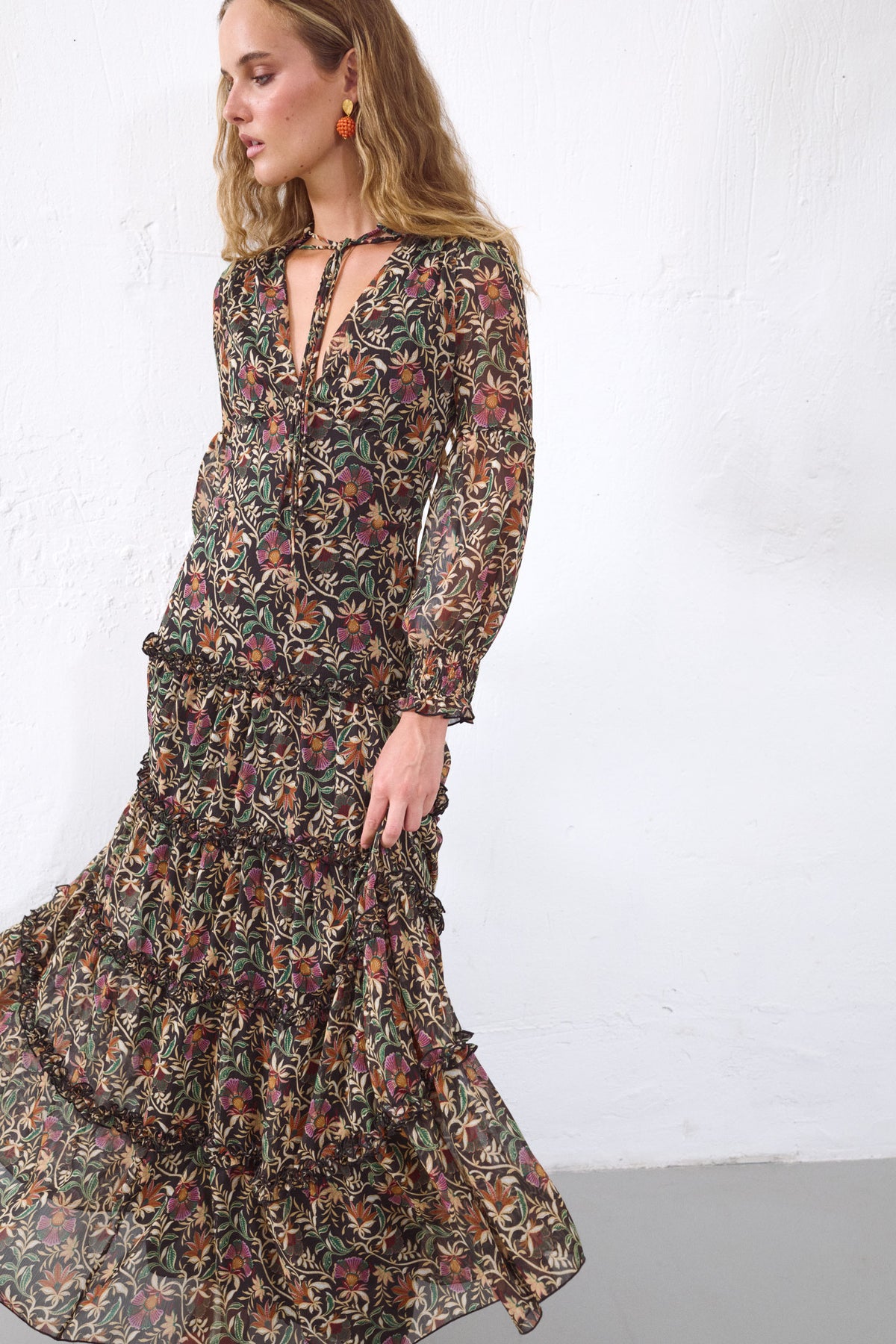 VESTIDO ÉBANO PARDO