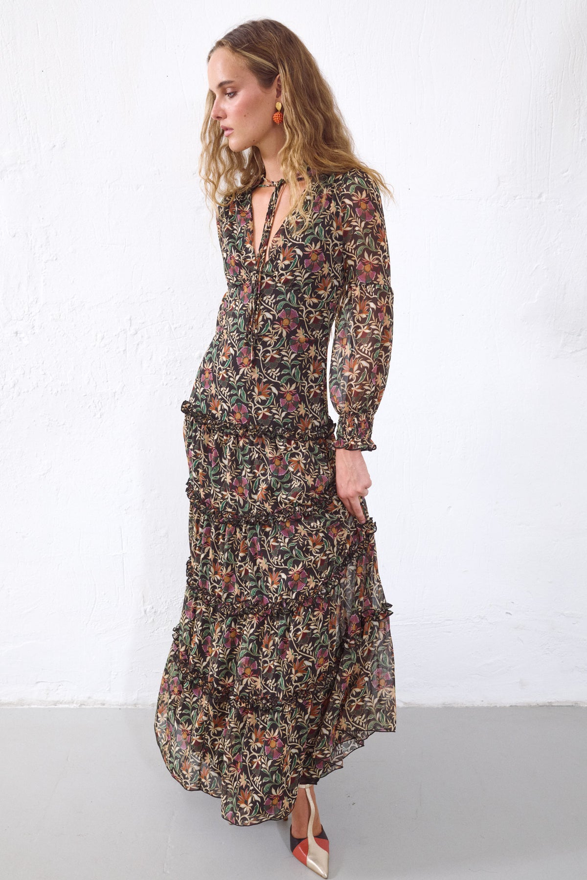 VESTIDO ÉBANO PARDO