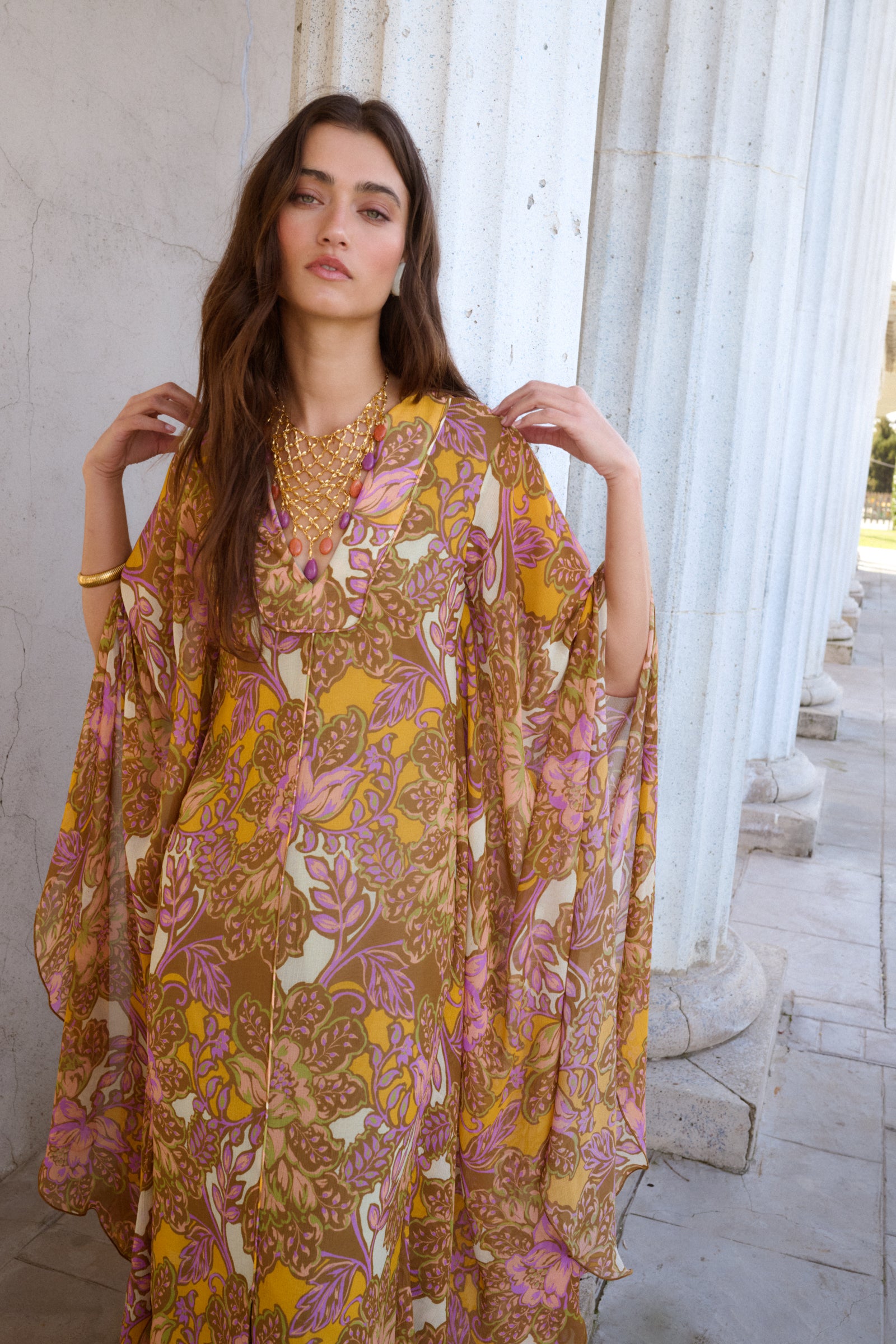 VESTIDO CASIOPEA KAKI