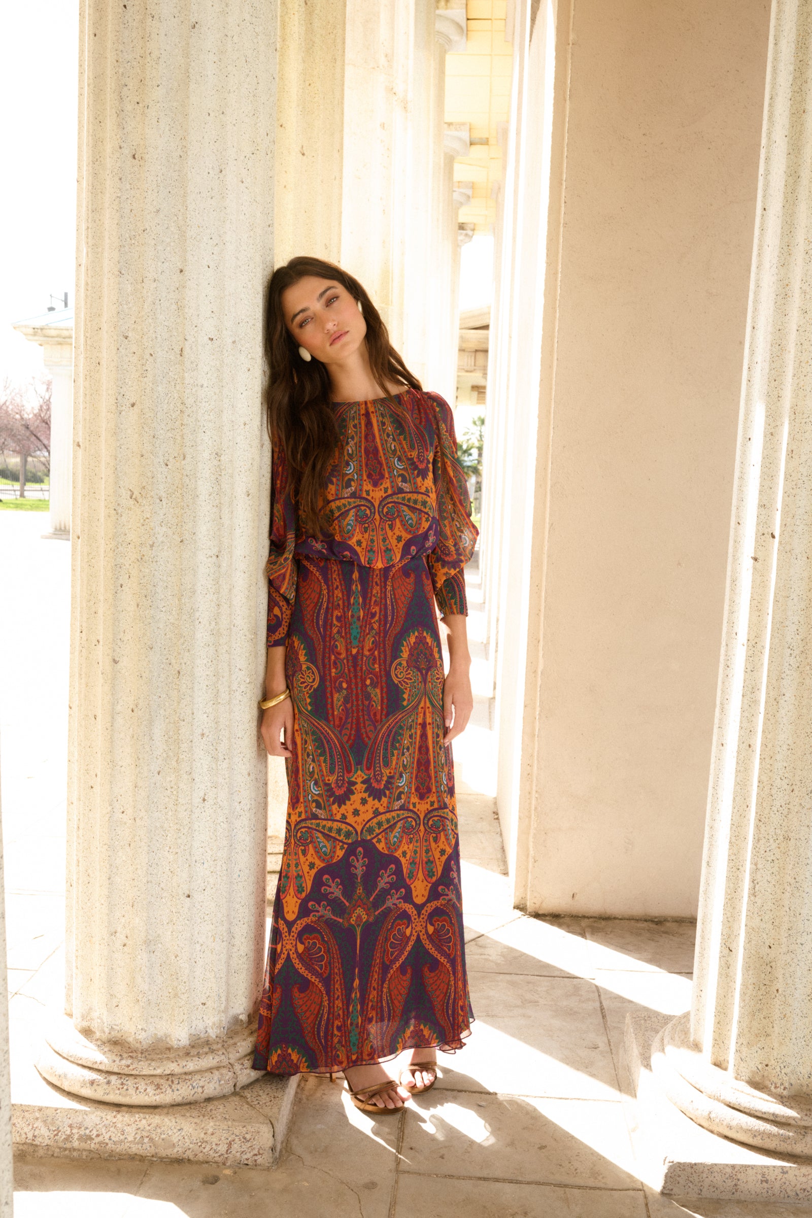 VESTIDO ATENEA PAISLEY