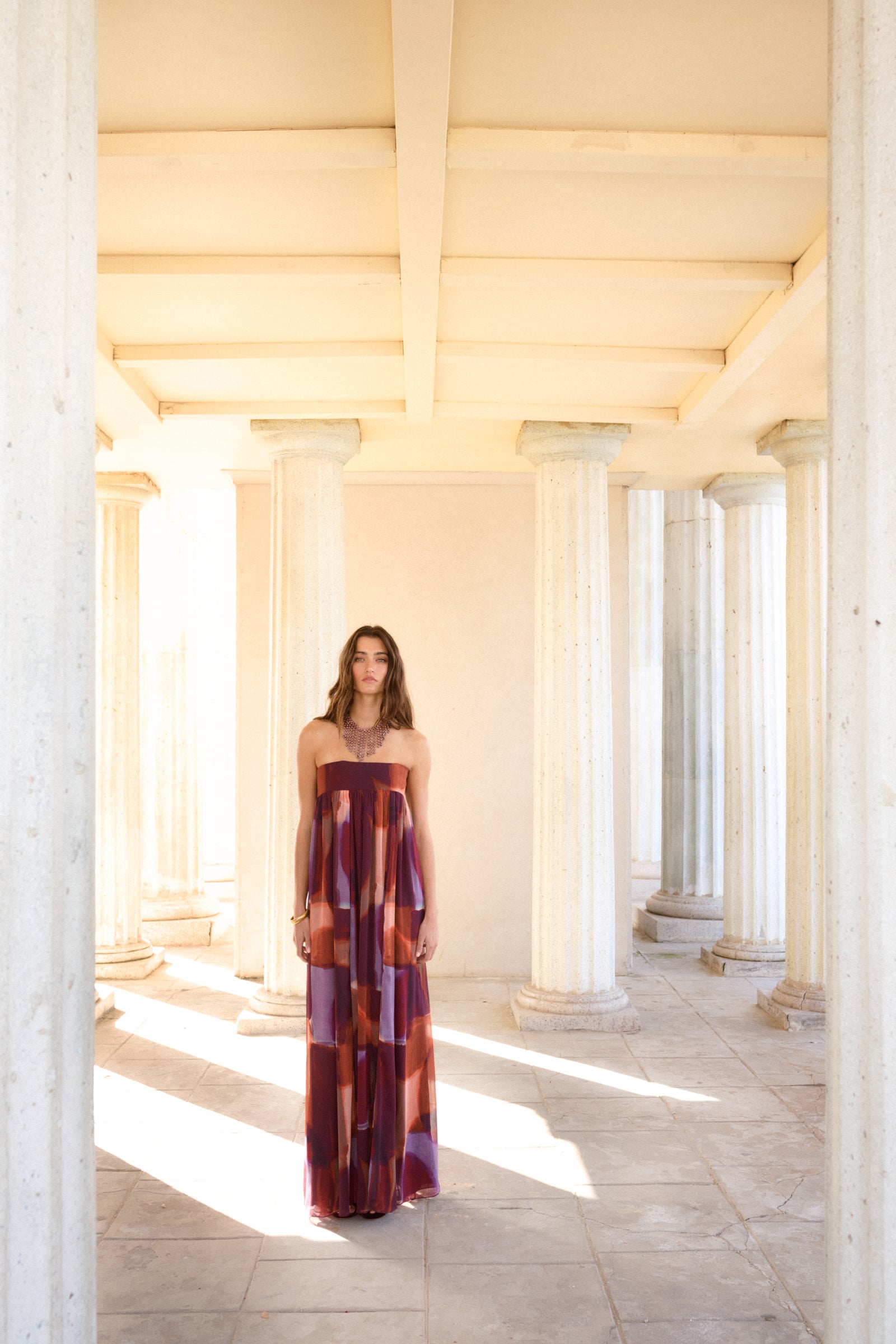 VESTIDO OLIMPO ACUARELA