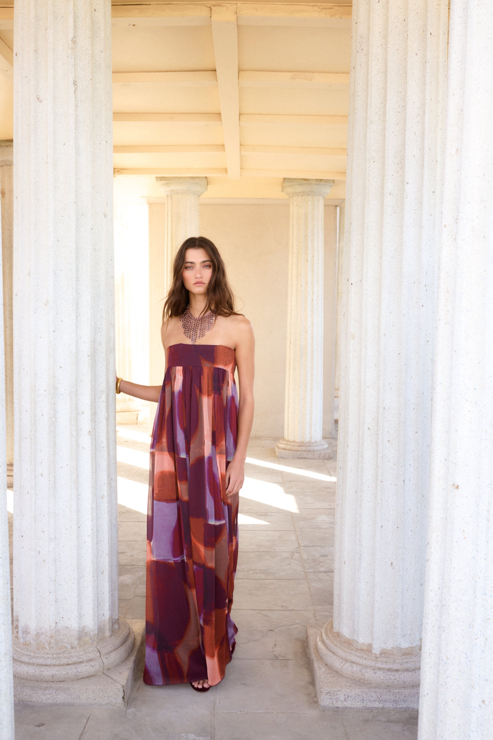 VESTIDO OLIMPO ACUARELA