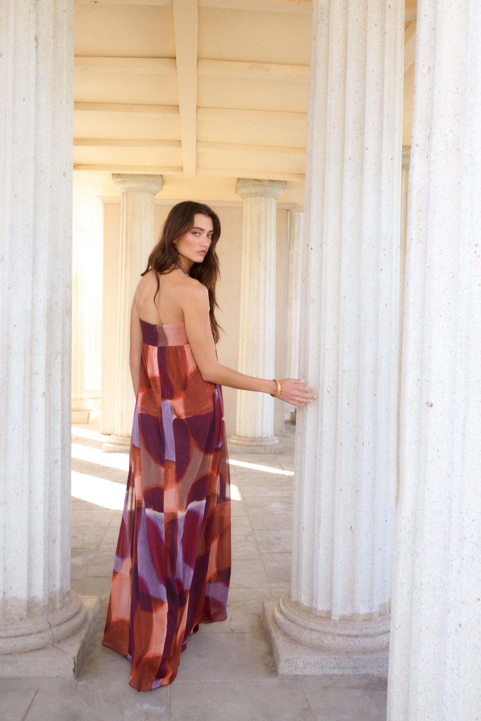 VESTIDO OLIMPO ACUARELA