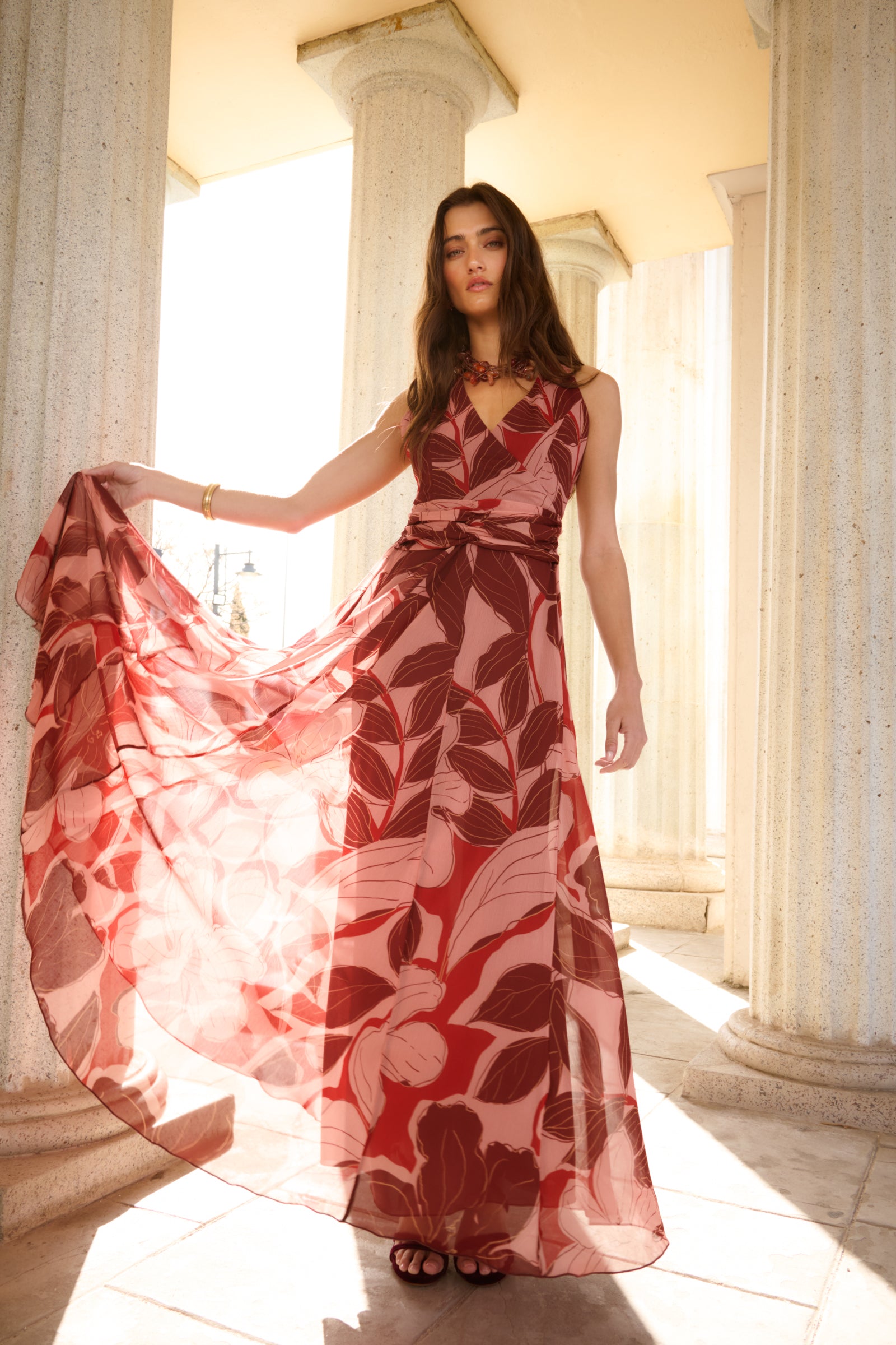 VESTIDO HYDRA GRANATE