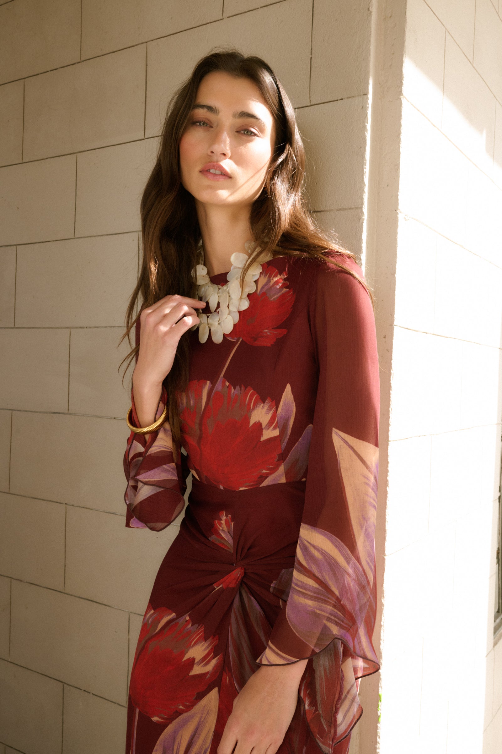 VESTIDO CRETA FRAMBUESA