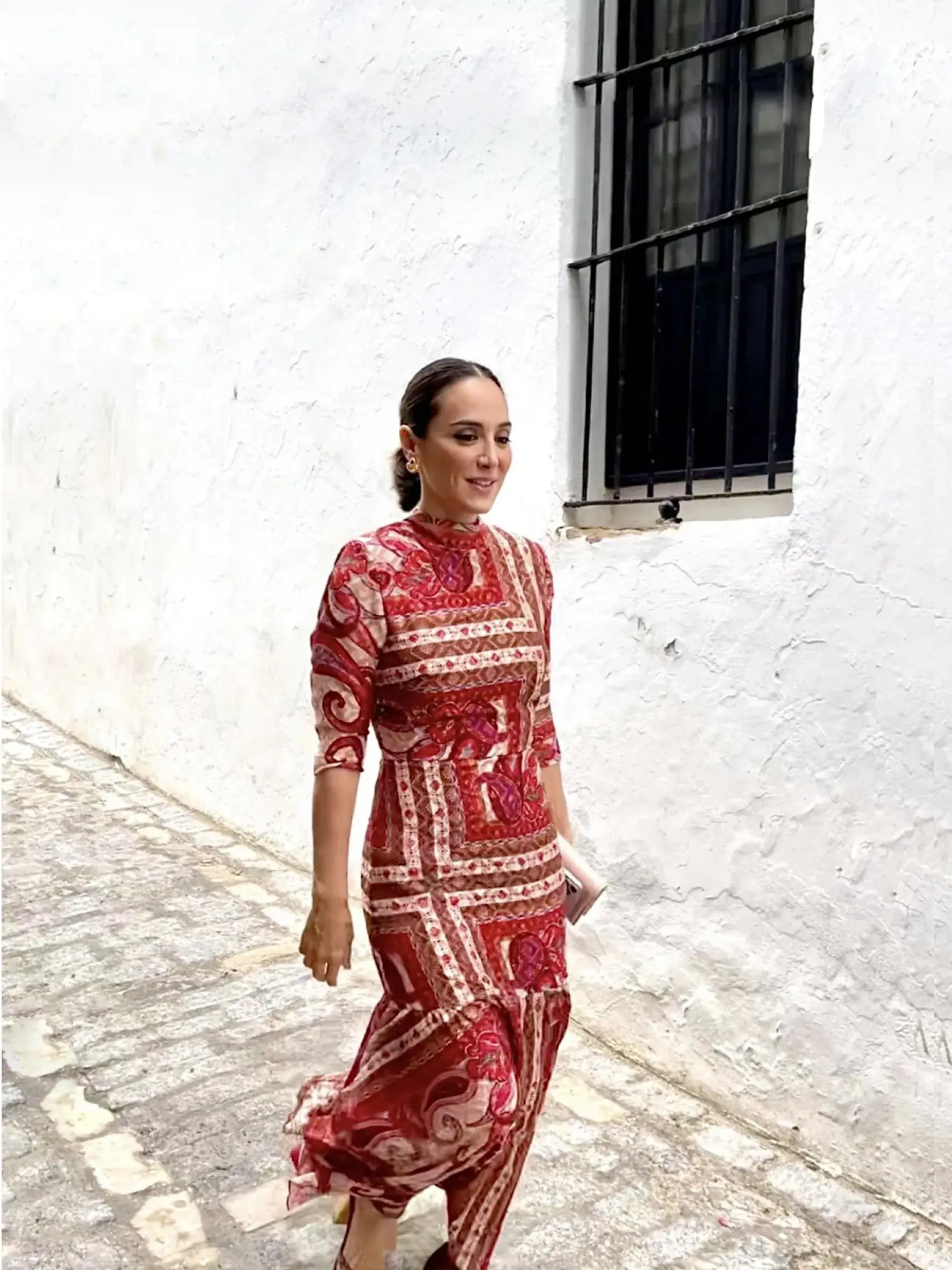 TAMARA FALCÓ estrena nuestro vestido PICASSO