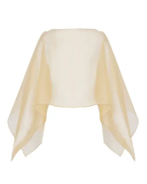 CAPA ORGANZA CHAMPAGNE